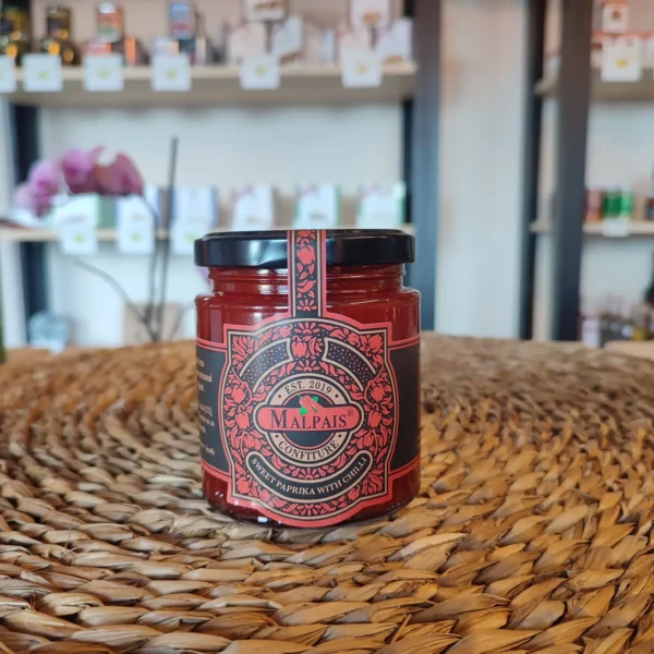 Mermelada de pimiento rojo y chile de árbol, Malpaís