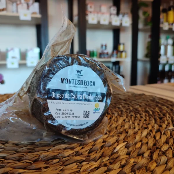 Queso de cabra con pimienta negra, Montesdeoca - Imagen 2