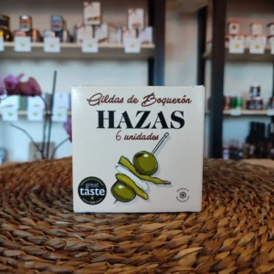 Gildas de boquerón, Hazas