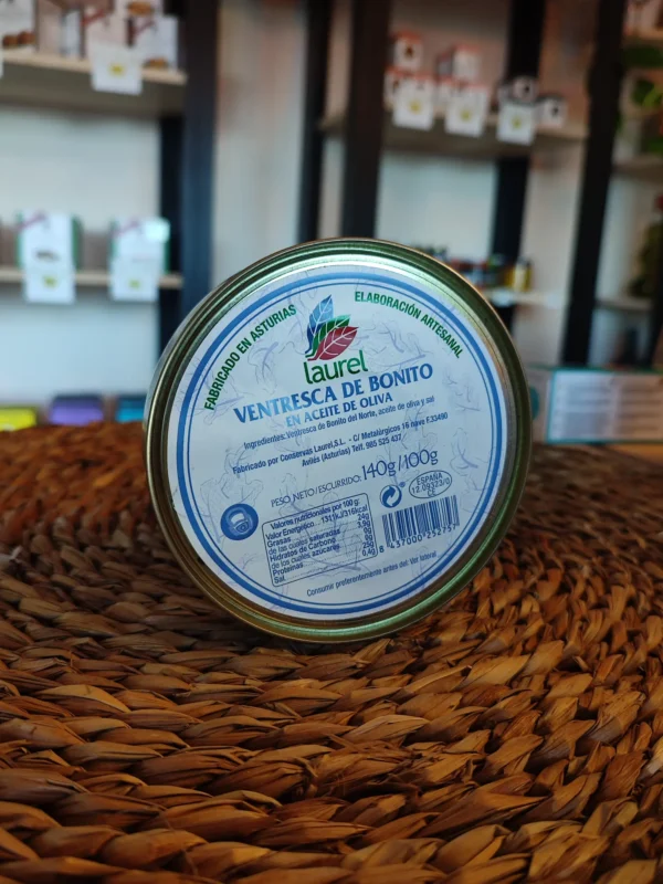 Ventresca de Bonito en Aceite de Oliva, Laurel - Imagen 2